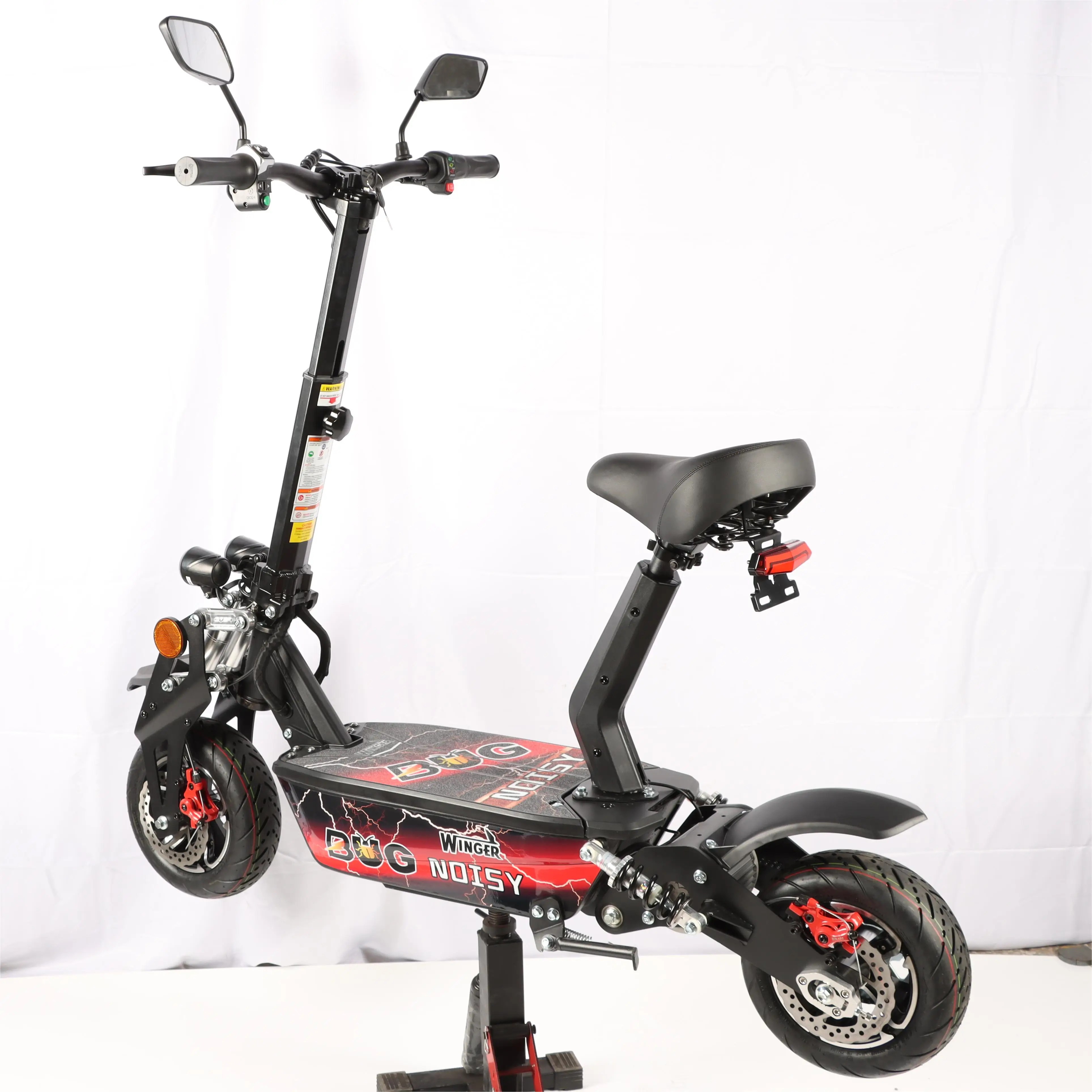 Factory direct sale WINGER BUG NOISY high power 1600w eco vehicle off road adult electric bike moped scooter