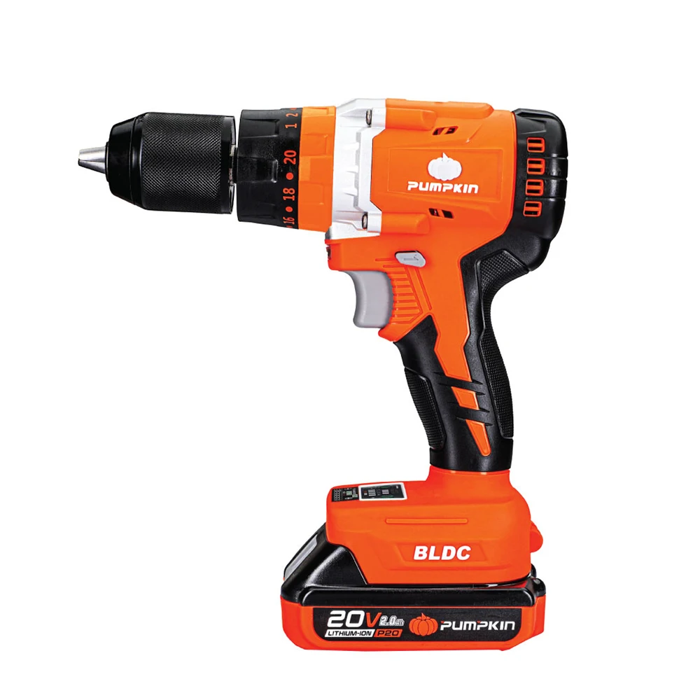PUMPKIN TOOLS 20V LI-ION BRUSHLESS 2 SPEED IMPACT DRILL