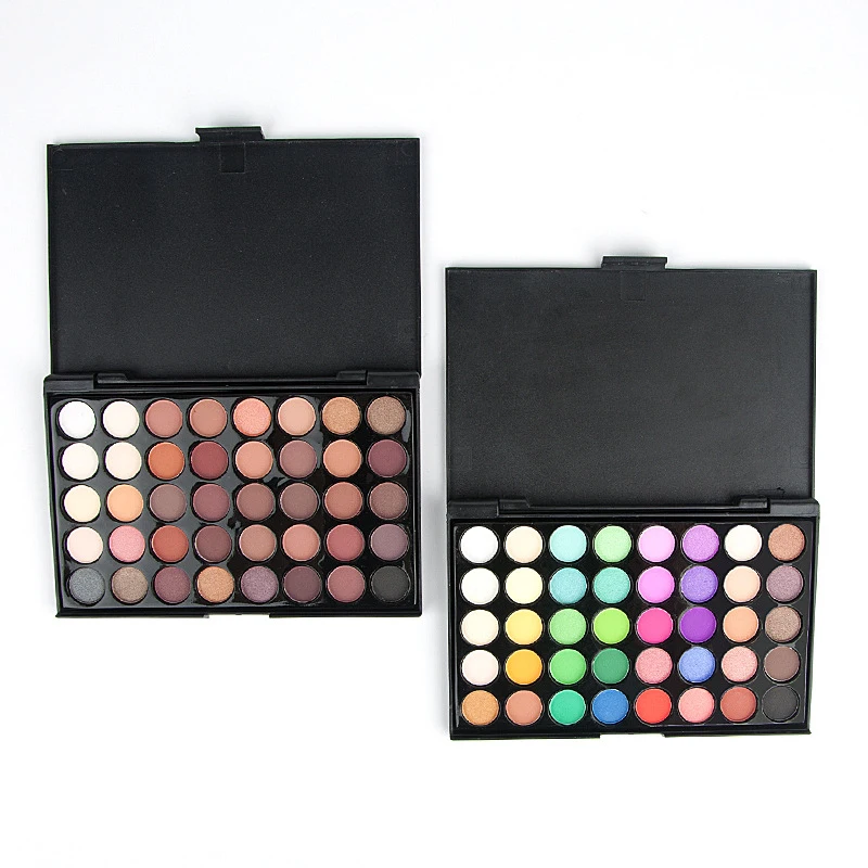 Fordable Duochrome Pigments Pressed Duochrome Eyeshadow With 40 Colors Available Private Label Eyeshadow Palette