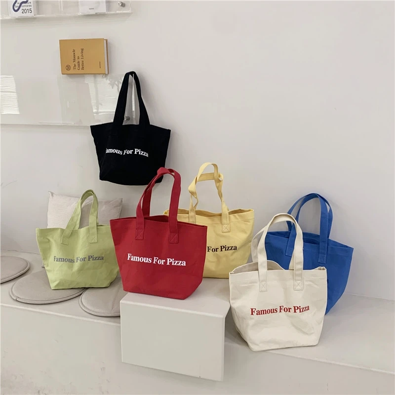 Eco friendly thick canvas sturdy Personalized cotton gift shopping custom logo Heavy Athleisure canvas tote bag