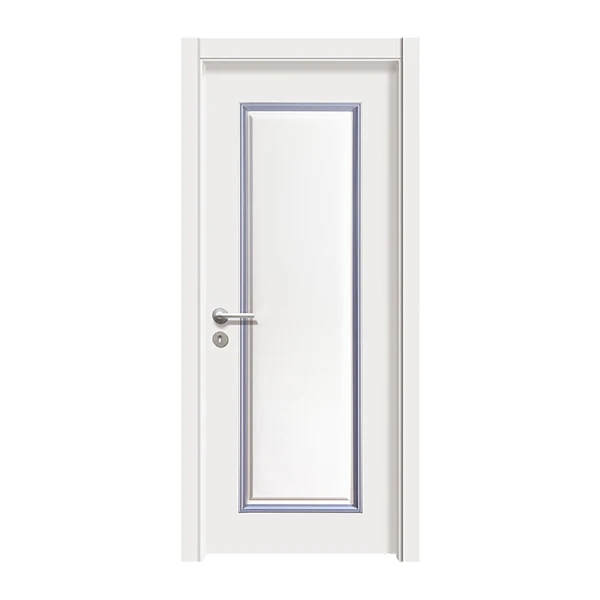 White Primer Wpc Doors Waterproof Wood Veneer PVC Melamine WPC ABS Internal Doors waterproof for middle east Market