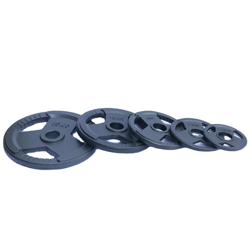 Fitness Competition Bumper Powerlifting Barbell Weights Plates Weightlifting Barbell Gym Equipment