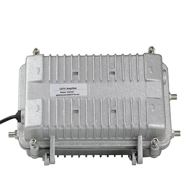 Gain 32dB~38dB  Coax Cable TV Signal  Line Amplifier 5~862MHz Uni-direction/ Bi-directional CATV Trunk Amplifier