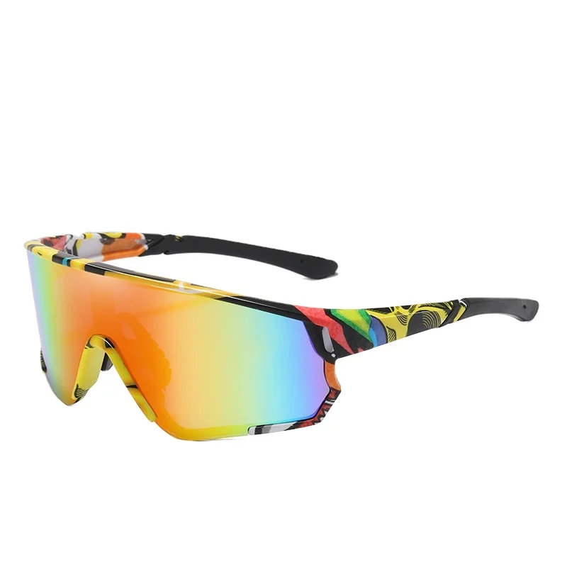 2023 New arrival unique outdoor cycling sport sunglasses custom logo mountain bike sunglasses colorful sun sunglasses