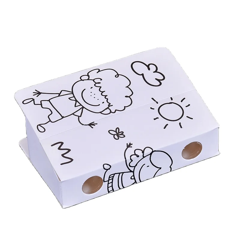 Прямая продажа с фабрики модные акриловые линзы складные картонные одноразовые бумажные бинокли