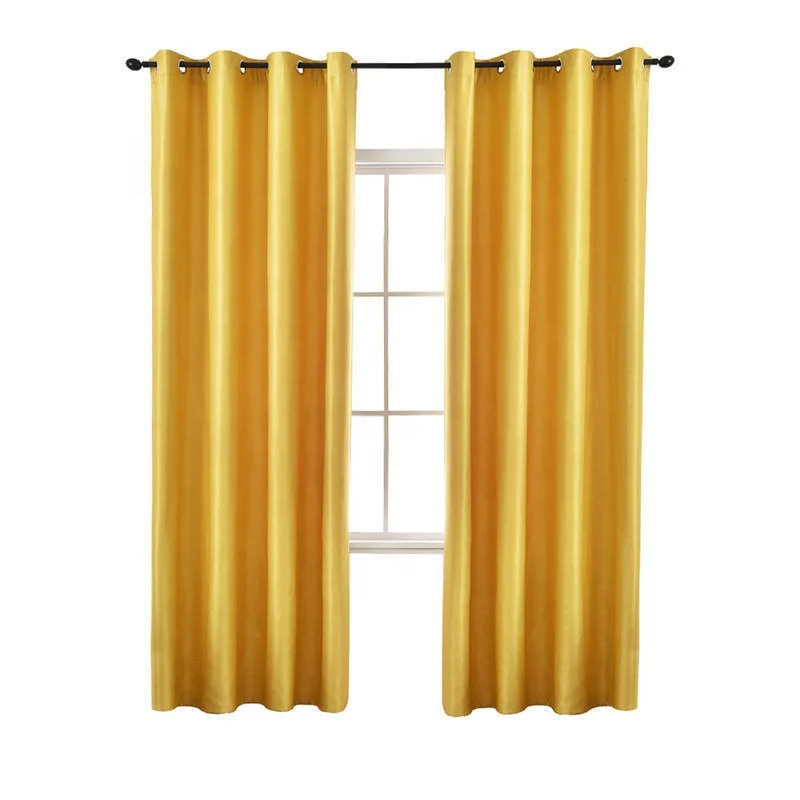 Blackout Curtains Back Tab and Rod Pocket Curtains 2 Panels