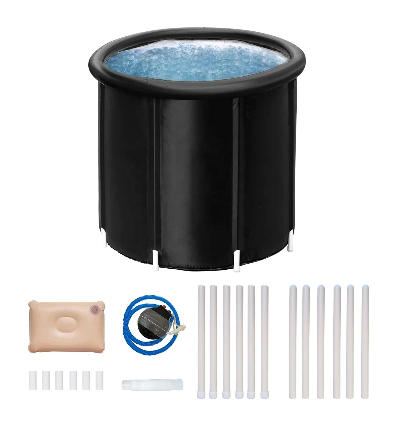 Eco-Friendly PVC Inflatable Ice Bath For Cold Plunge Indoor Outdoor Inflatable Bathtubs