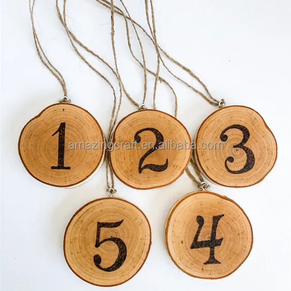 Round Wood Slice Birch Natural Unfinished with Tree Bark for DIY Crafts,Rustic Home Decor