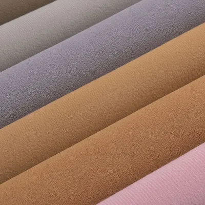 Wholesale 1.8mm frosted thick sheepskin pvc artificial leather