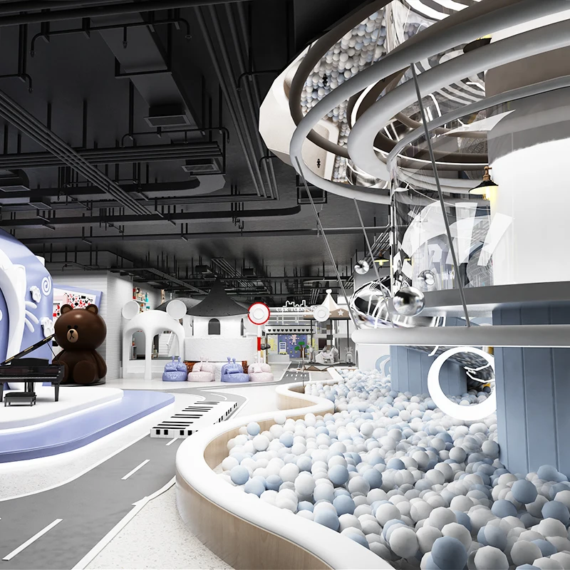 Commercial Children Small Indoor Playground Coconut Tree Equipment Rides Set Guangzhou