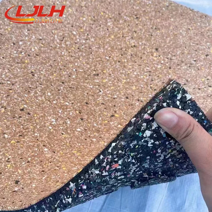 China Manufacture Durable Gym fitness center interlock rubber floor tiles/Soundproof Rubber Underlayment/Rubber Mats