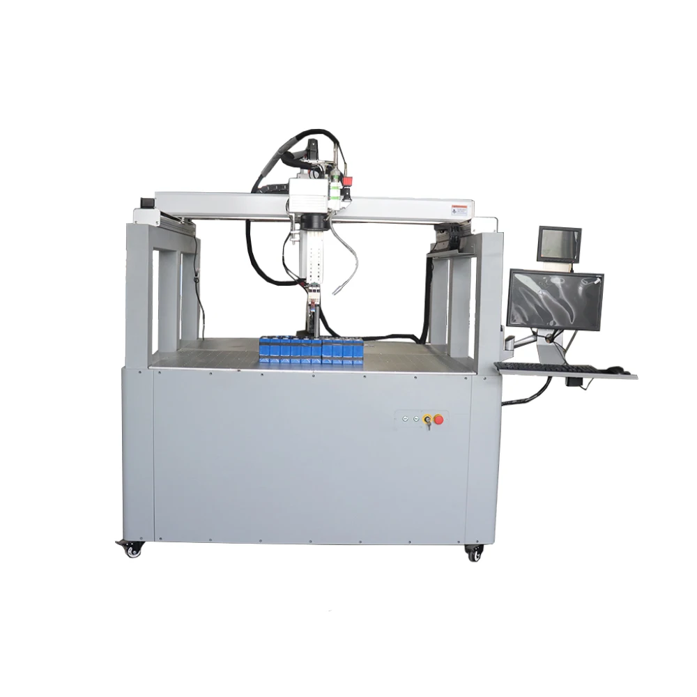 automatic galvanometer fiber laser welding machine for energy storage battery Lithium battery electrode weld equipment