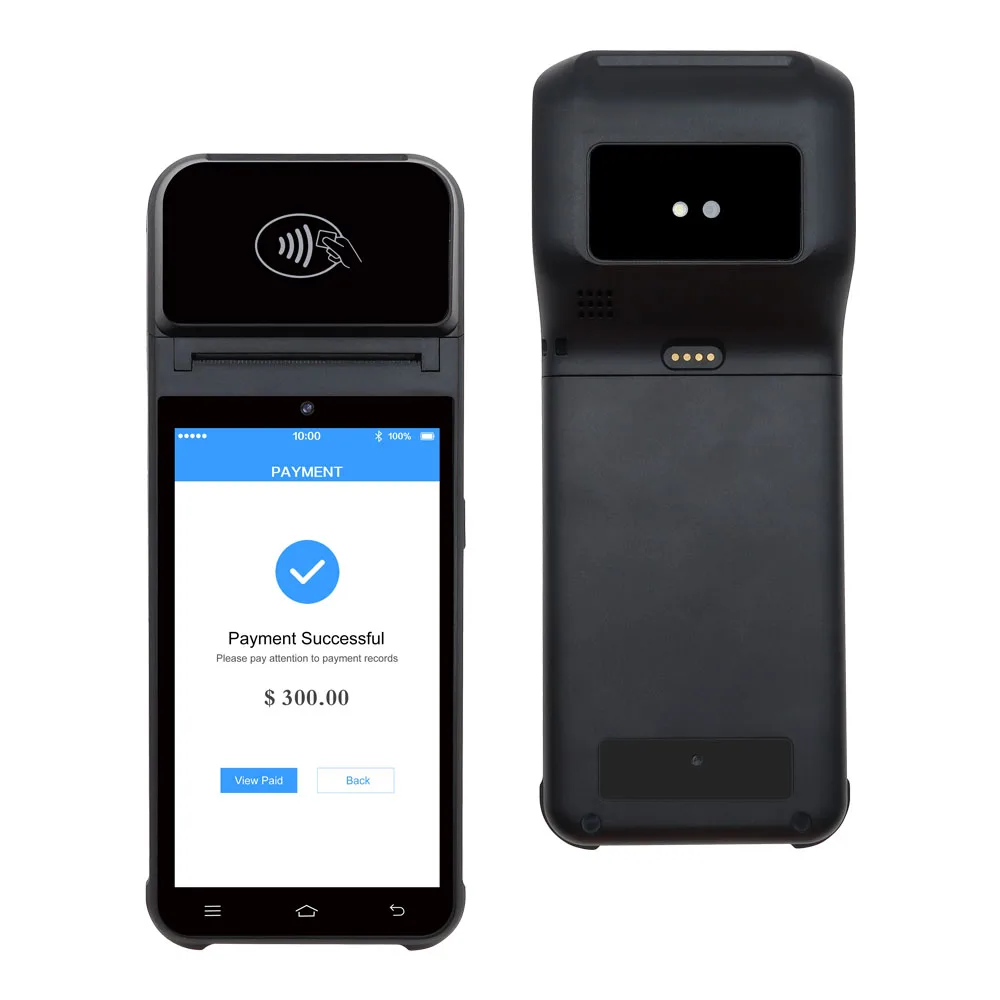 Android 12 0 ZCS Z92 мобильный портативный все в одном Pos терминал с принтером сенсорный экран точка продажи Pos системы