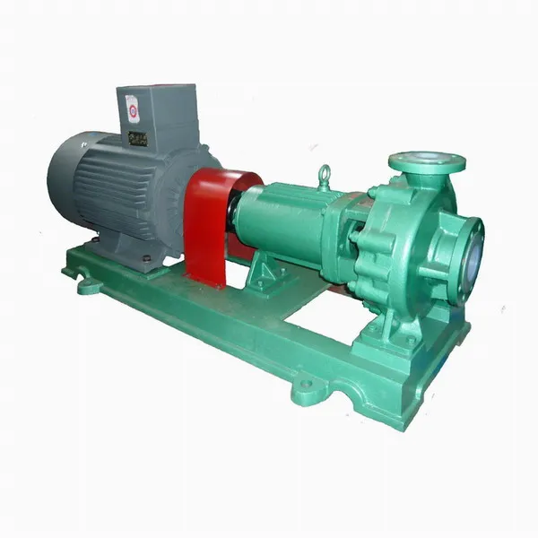 High Efficiency IHF80-50-200 Fluorine polymer corrosion resist type PFA/FEP lined centrifugal chemical process pump