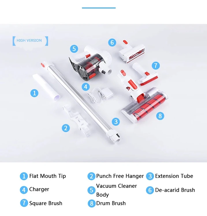 
Upright mini 230W handheld vacuum cleaner for home use 
