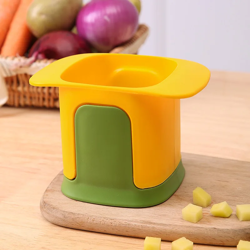 Kitchen Home Chip Slicer Carrot Ham Cucumber Potato Press Household Hand Pressure Onion Dicer Vegetable Chopper
