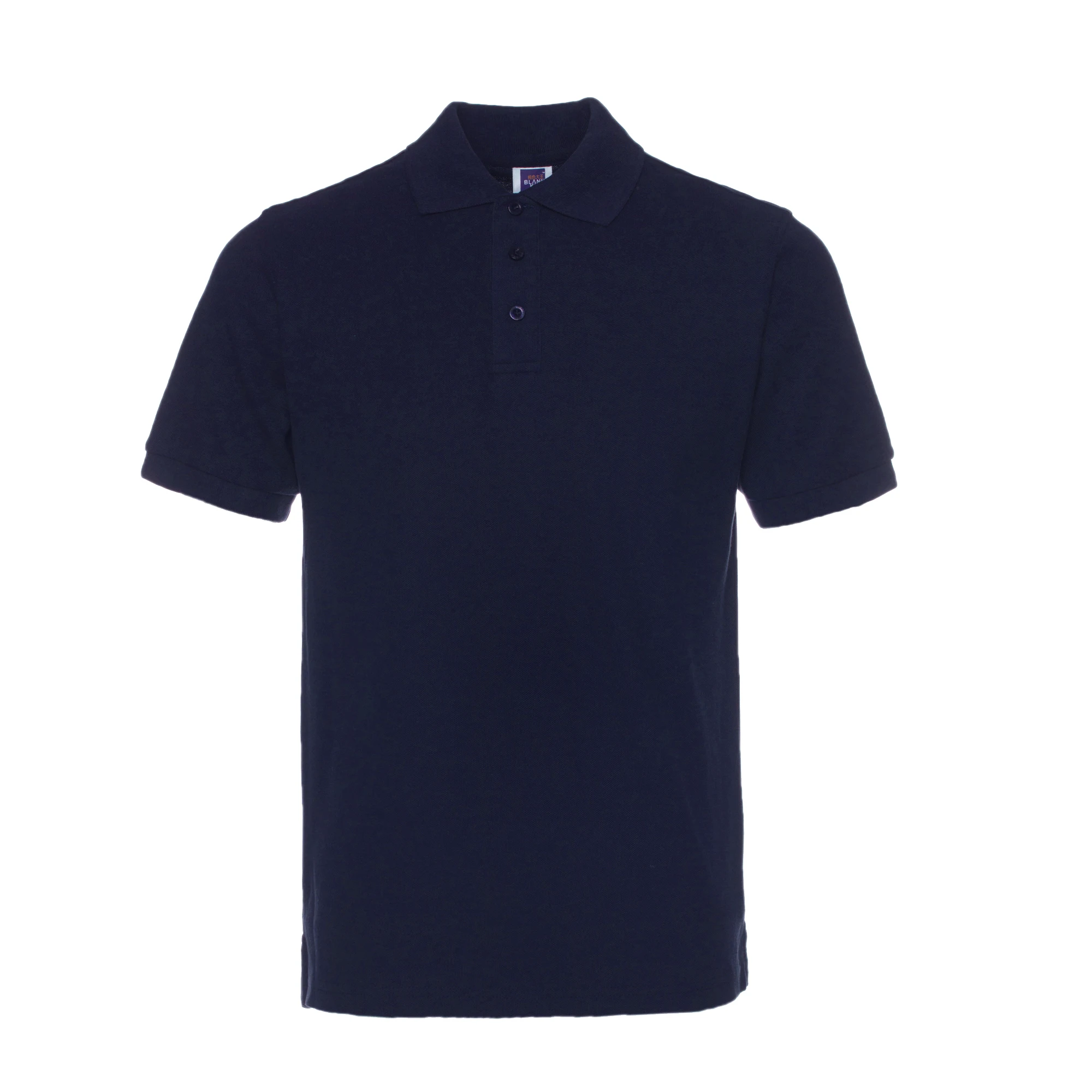Custom Logo 100% Cotton Classic- Fit Pique Polo Shirt Men