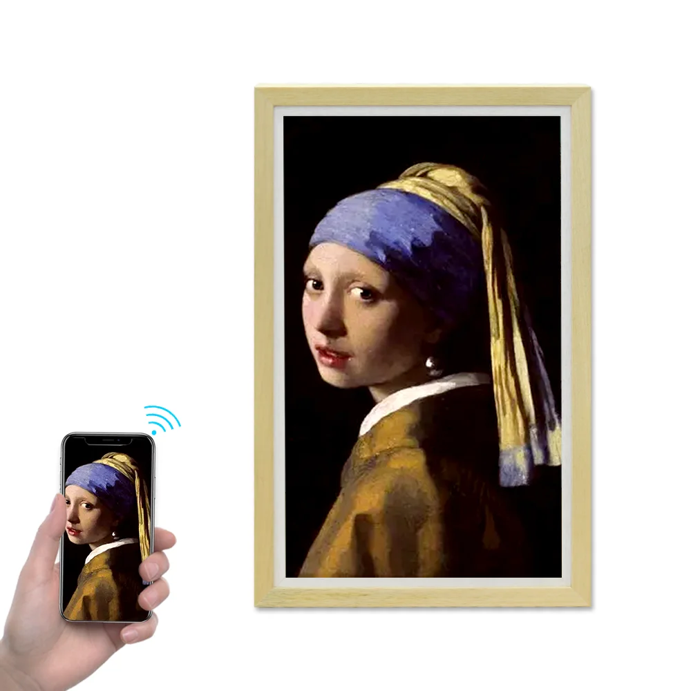 32 дюйма Nft Digital Signage Nft фото цифровая фоторамка дисплей с поддержкой Wi-Fi дисплей рекламы