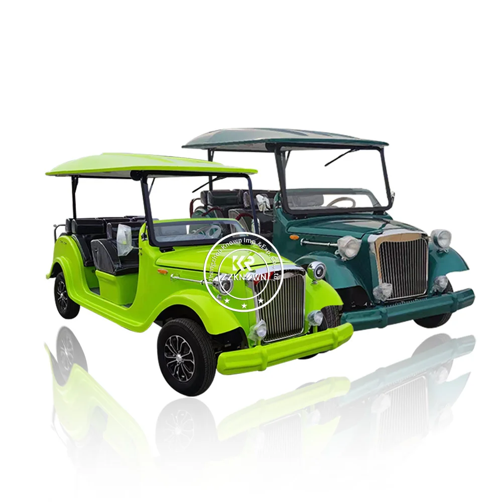 Electric 8 Seater Hunting Golf Car With CE Certificate Special Transportation Classic Car