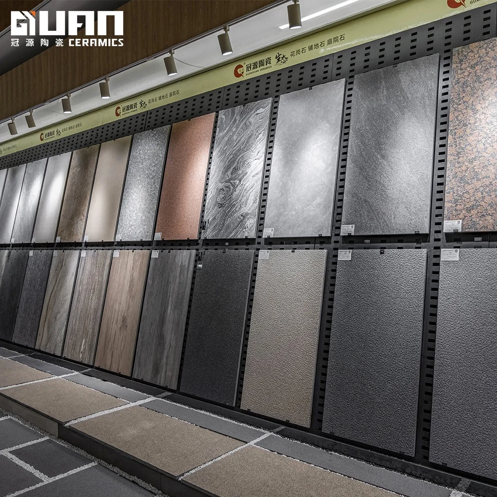 Горячая распродажа Penjual Ubin Harga Anti Gores Hitam Granit современная уличная плитка для всего тела фарфоровая внешняя матовая противоскользящая R11
