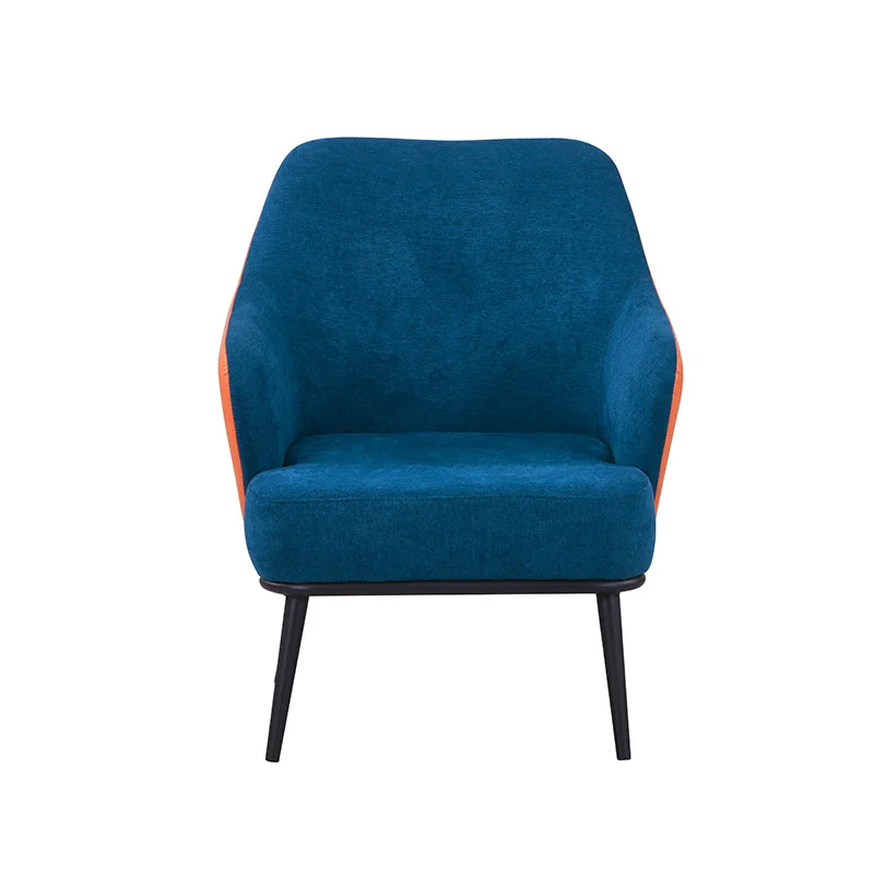 2021new arrival Living Room Furniture modern simplicity sofa Fabric+PU single sofa Leisure sofa