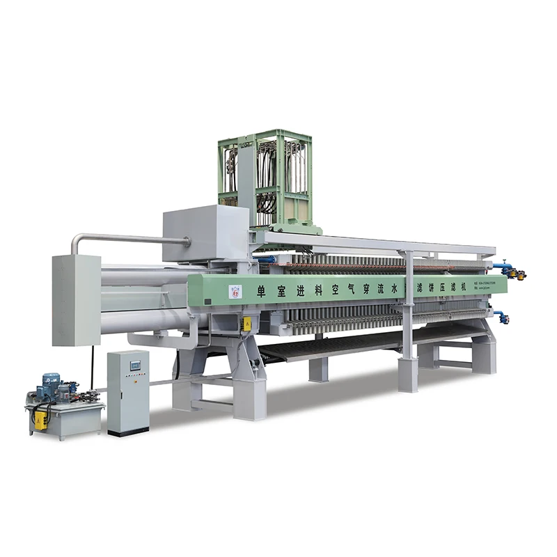 ShanDong JingJin  Auto Hydraulic Plate-and-frame Filter Press Machine Chemical Sludge Dewatering