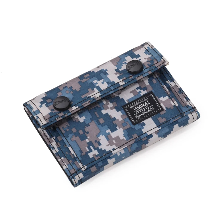 
Military Army Men Wallet Nylon With Coin Pocket Purse Mini Sport Handbag Custom Logo 