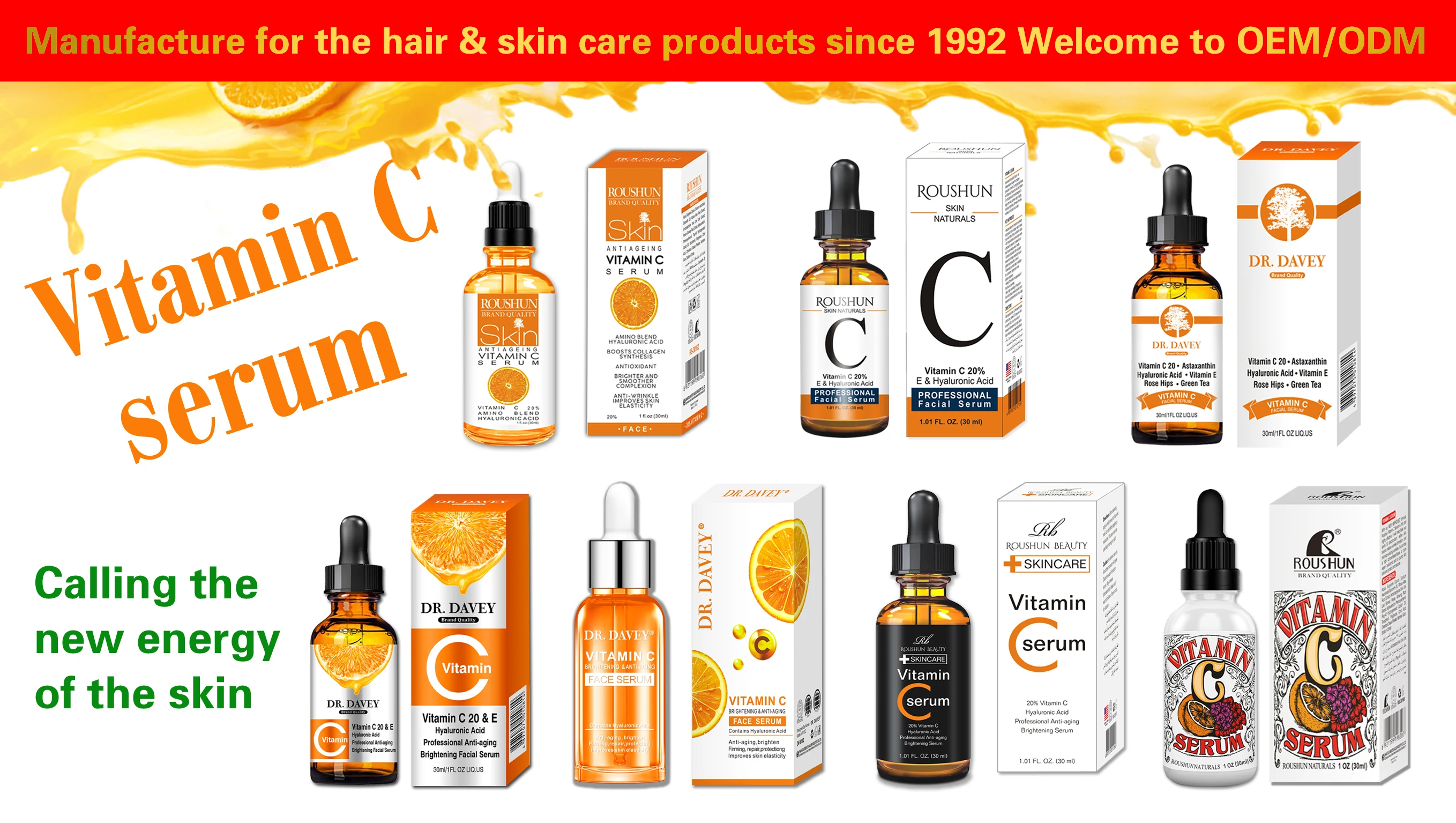 DR.DAVEY  Vitamin C serum  Skin Perfect Moisturizing 30ml