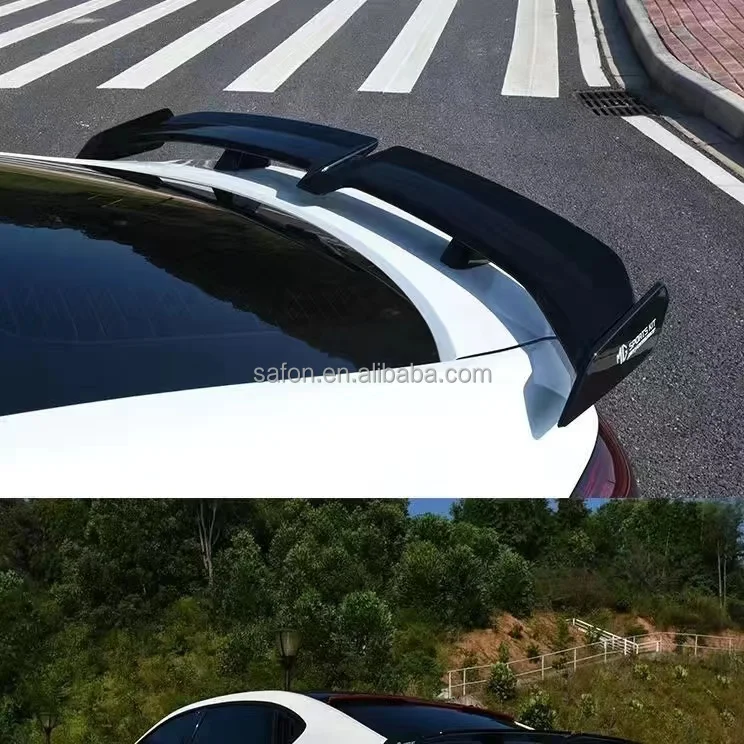 Новинка 2022, другие автомобильные аксессуары, универсальный спойлер из углеродного волокна на крышу, спойлер для багажника из АБС-пластика, спойлер для крыши GT