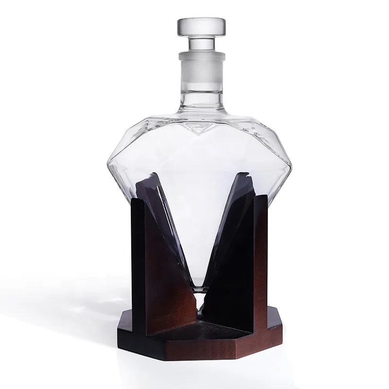 Diamond Shaped Whiskey Decanter