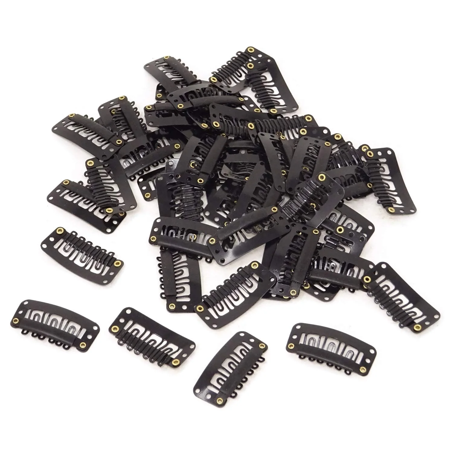 ARLANY U Shape Metal Snap Clips For Hair Extensions Wigs Weft Tools Fashion Hair Tool U Shape Snap Clips