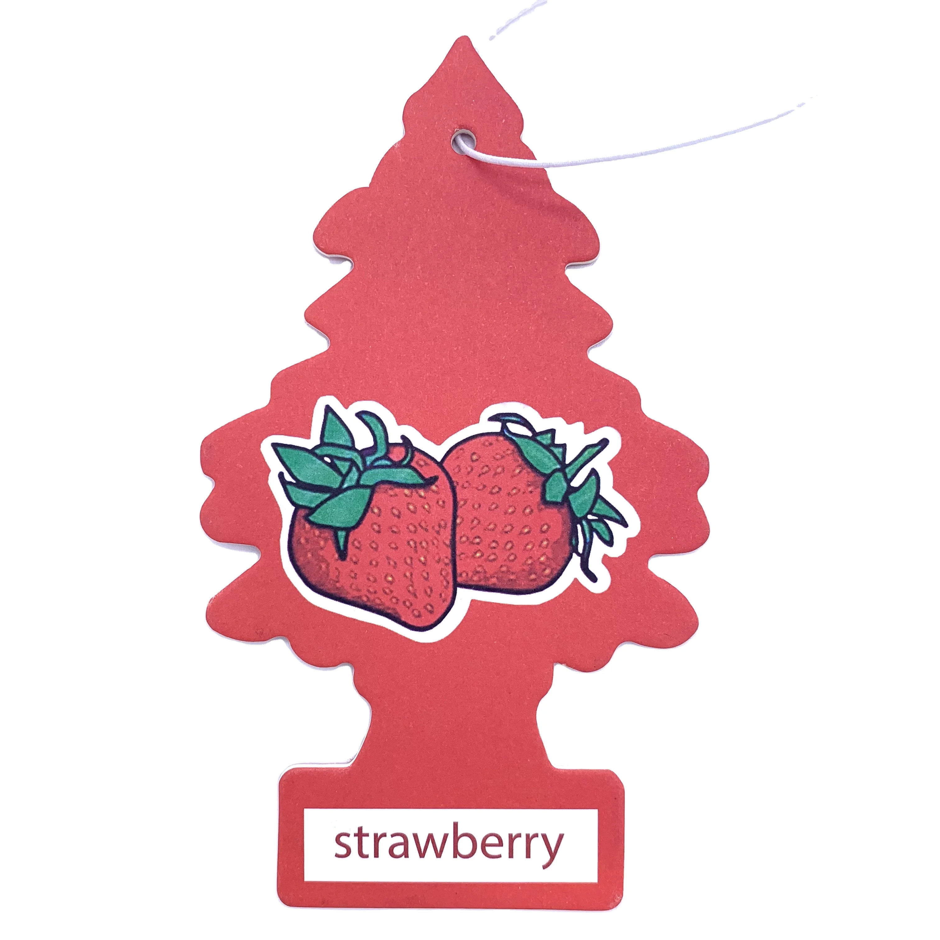 Fragrance Sublimation Accessories Black/Colorful Paper Clip Trees Logo 10*10/7*12cm Customized  Car Air Freshener