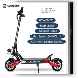 Nanrobot LS7 + двойной двигатель склад 2-колесный Скутер Складной внедорожных оптовик в Китае (стандарты Ce