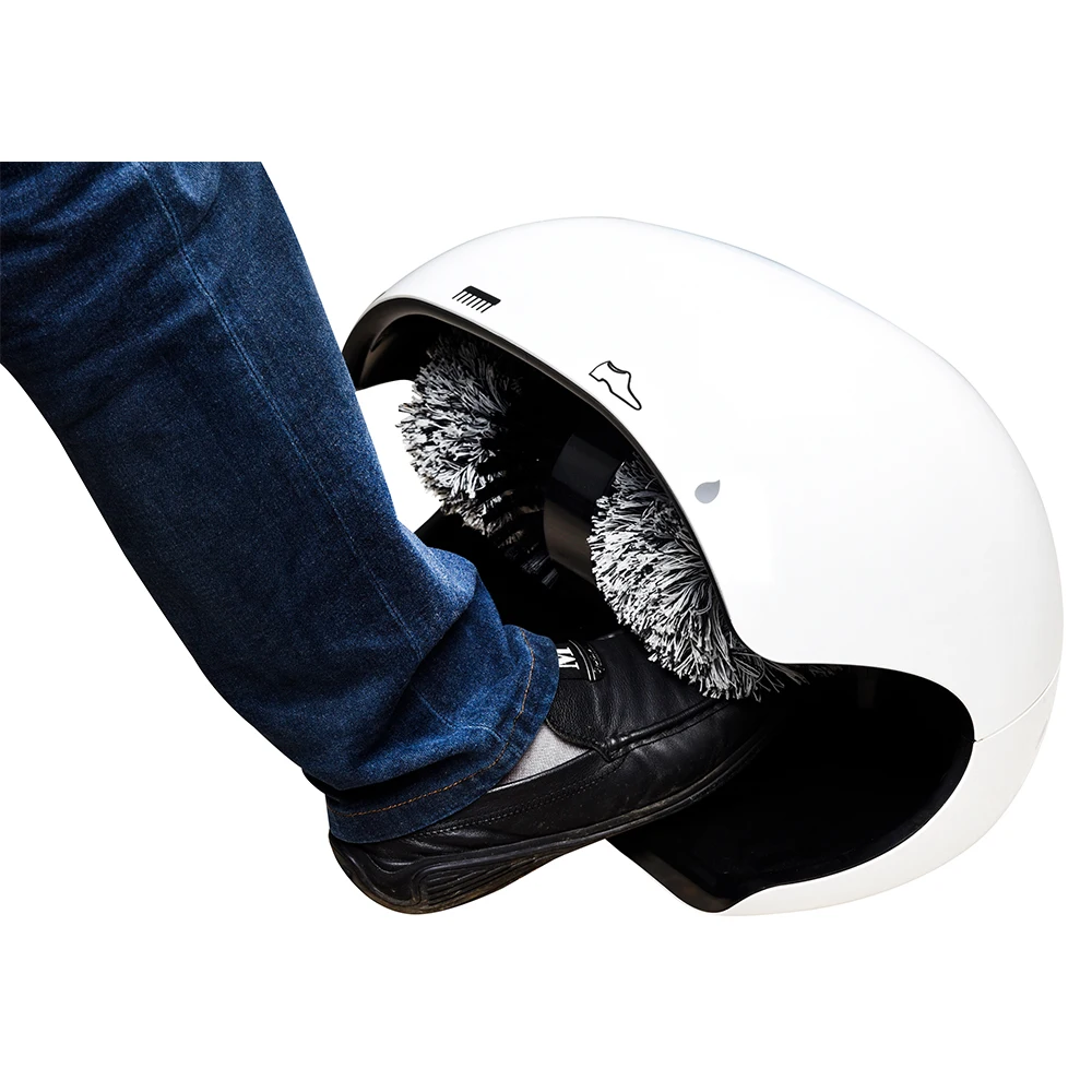 Newest Electric Shoe Polishing Equipment Commercial Shoe Cleaning Machine Semi-automatic Shoe Polisher