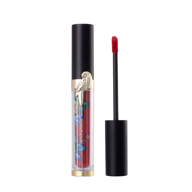 Waterproof Velvet Liquid Matte Lipstick Non-stick Non-fading Lip Gloss Moisturizing Lip Glaze