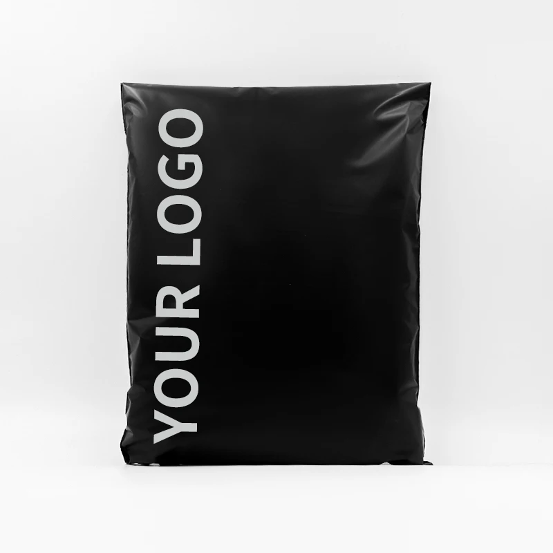 Custom Black Plastic Pecyclable Express Bag Poly Mailer LDPE Waterproof Shipping mailing bag