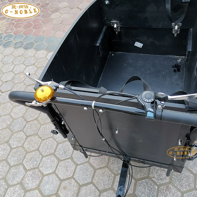 
3 wheel electric cargo bike tricycle for adults aluminum frame bicycle 6 speed bike 