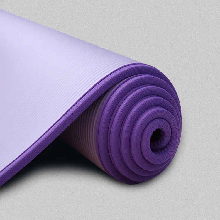 Wholesale Home Gym Fitness Equipment Extra Thick Durable Comfortable Anti Tear NBR Cheap Yoga Mat