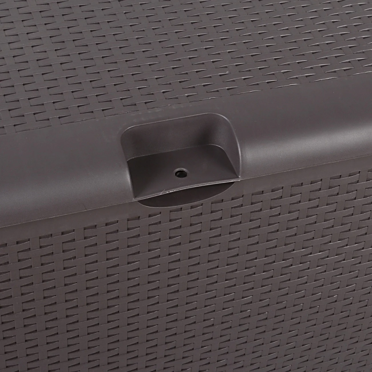 
Heavy Duty Rattan Style Plastic Deck Garden Storage Box 