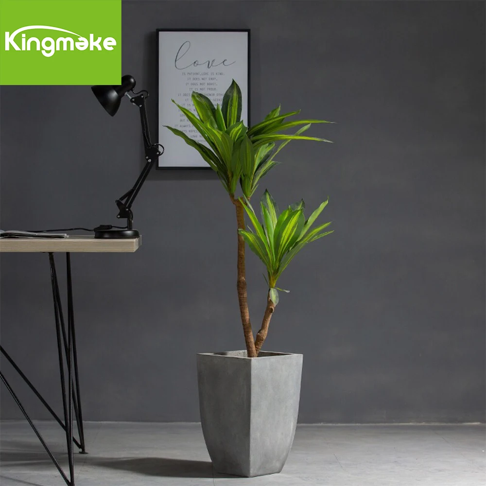 Nordic Tall Glazed White Plastic Flower Pots Giant Plant Container Orchid Flower Pots Indoor Planter Garden Pot