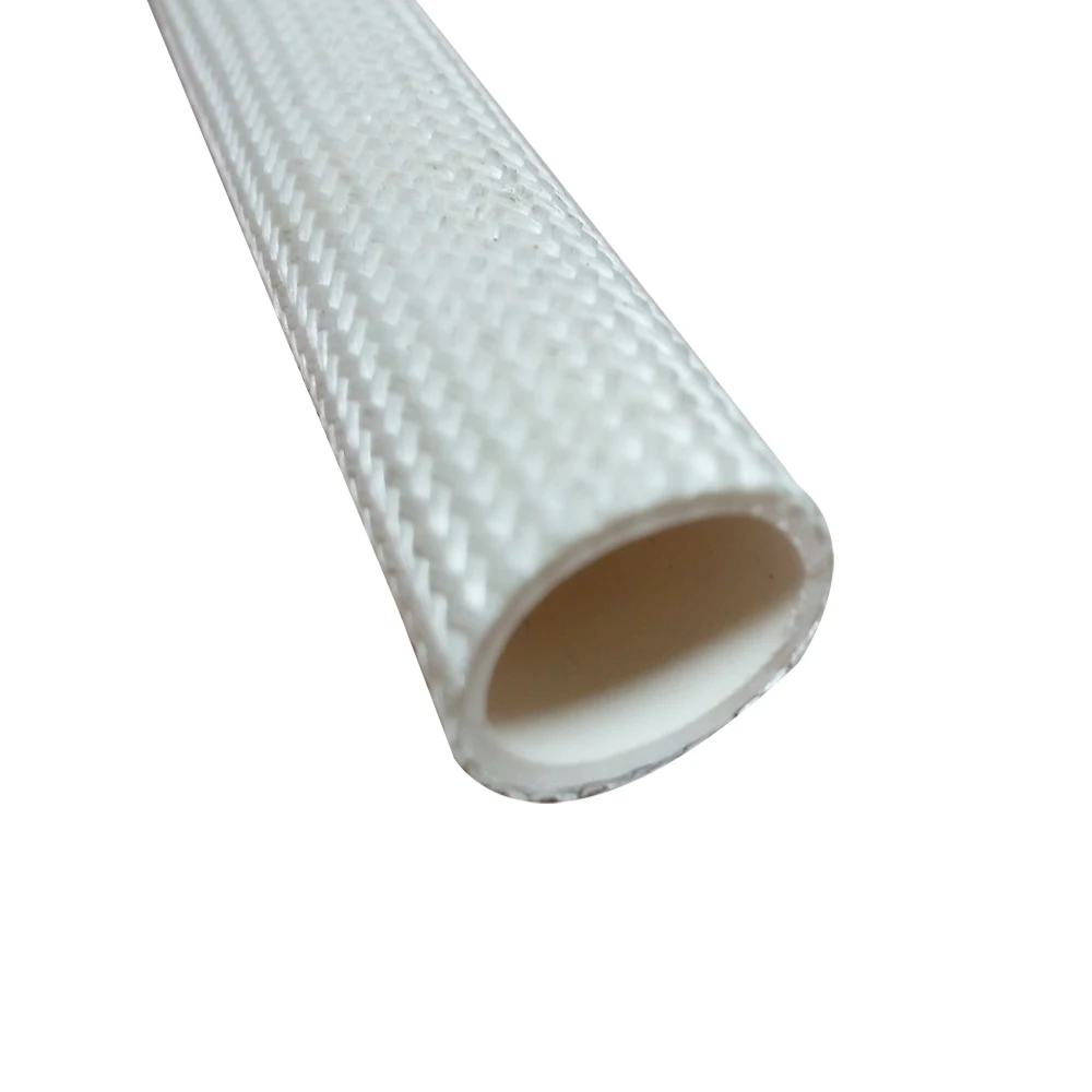 Silicone rubber inside Fiberglass braiding outside sleeves