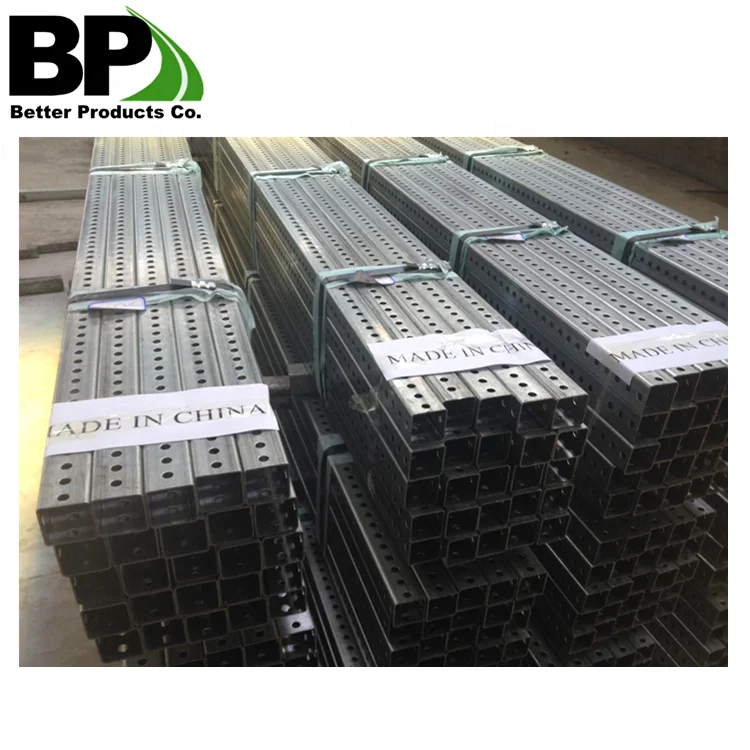 Telescoping Square Post Sign Support Systems Telescopic With Holes