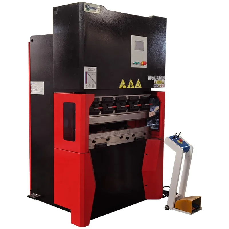RONGWIN High-Precision Automatic Press Brake Hydraulic Stainless Steel Sheet Metal Bending Machine