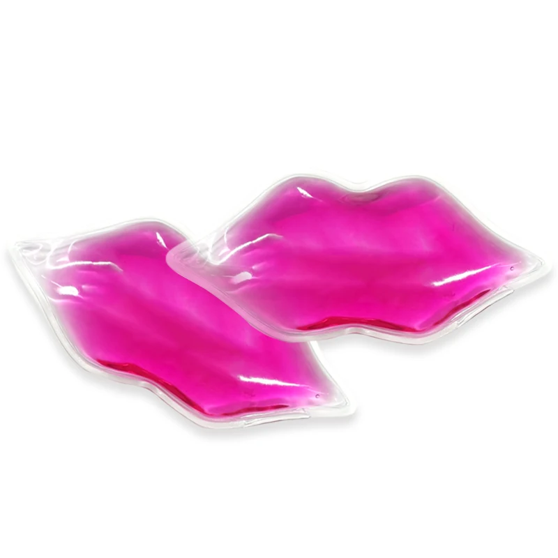 Wholesale Reusable hot&cold mini cooling  lip gel filler shaped  ice pack  for Mouth Injections Injuries Bruises