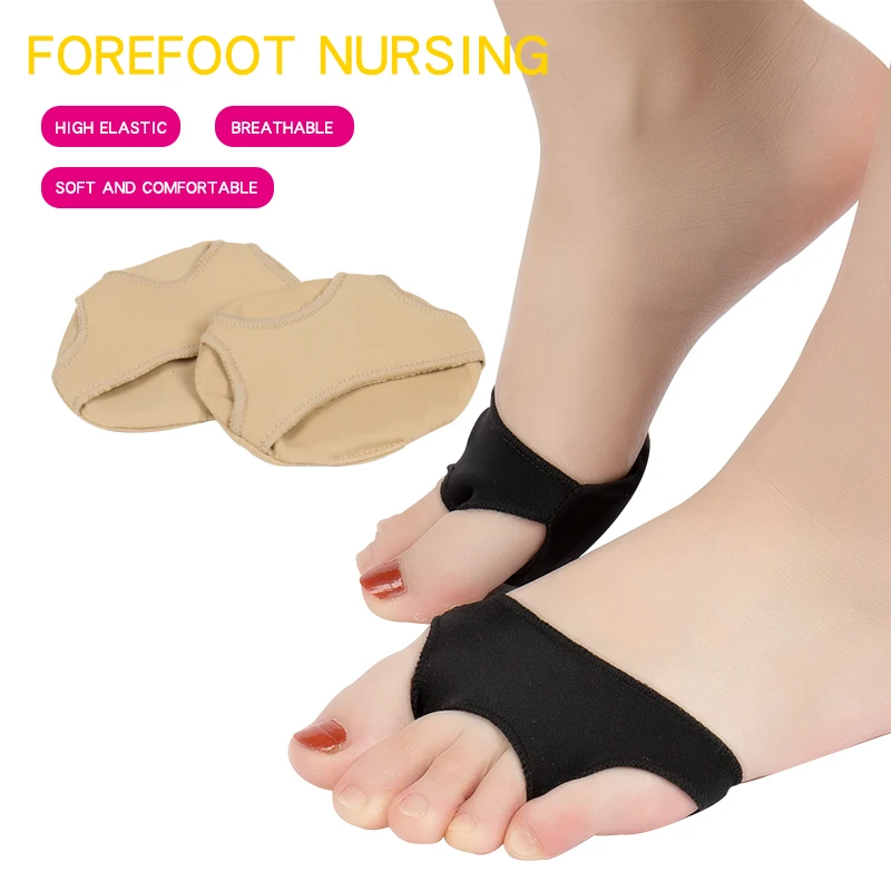 Feet Care Gel Metatarsal Ball of Foot Cushions Forefoot Pain Support Sleeves Front Foot Pads Insoles Silicone