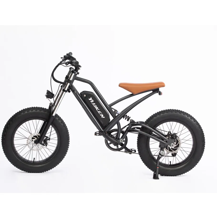 В наличии на складе в Европе Электрический горный велосипед стиле ретро с пневматической подвеской 500 Вт