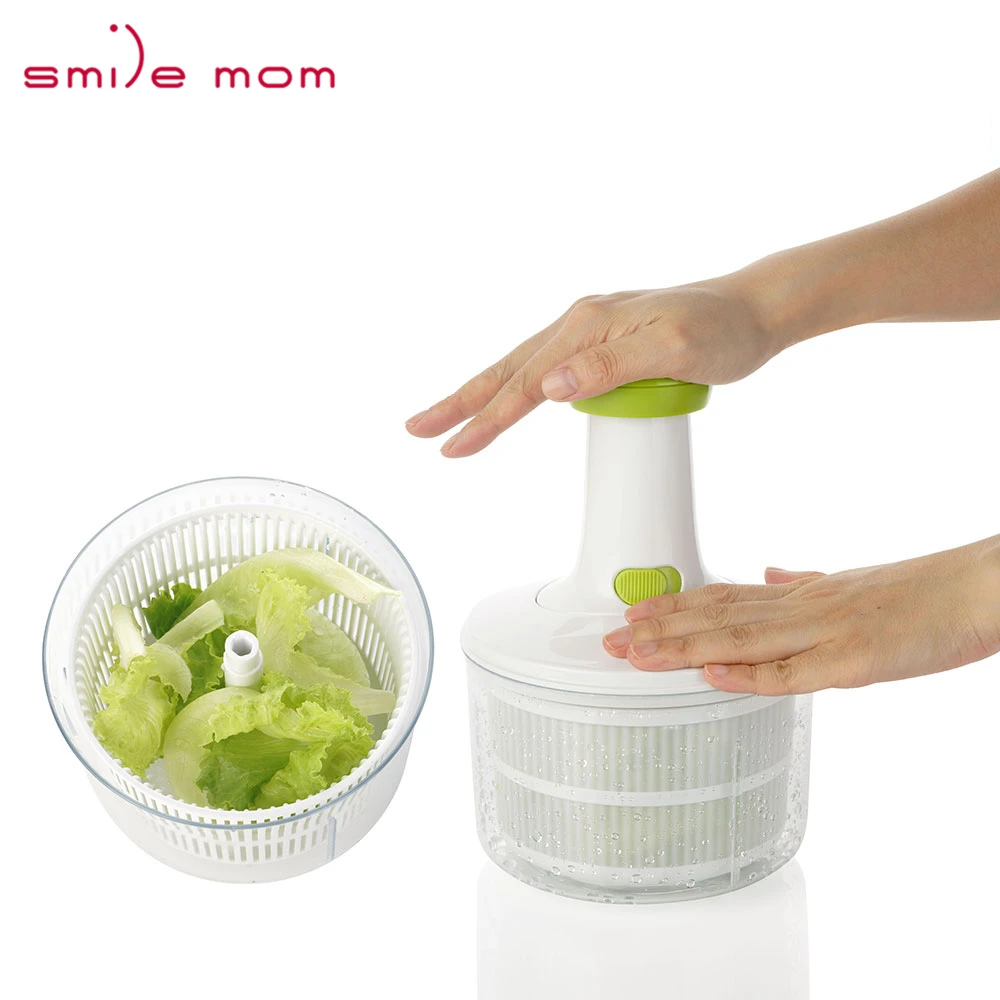 Smile mom Multi-function Kitchen Chopper Mixer Press Chopper Vegetable Spinner Salad