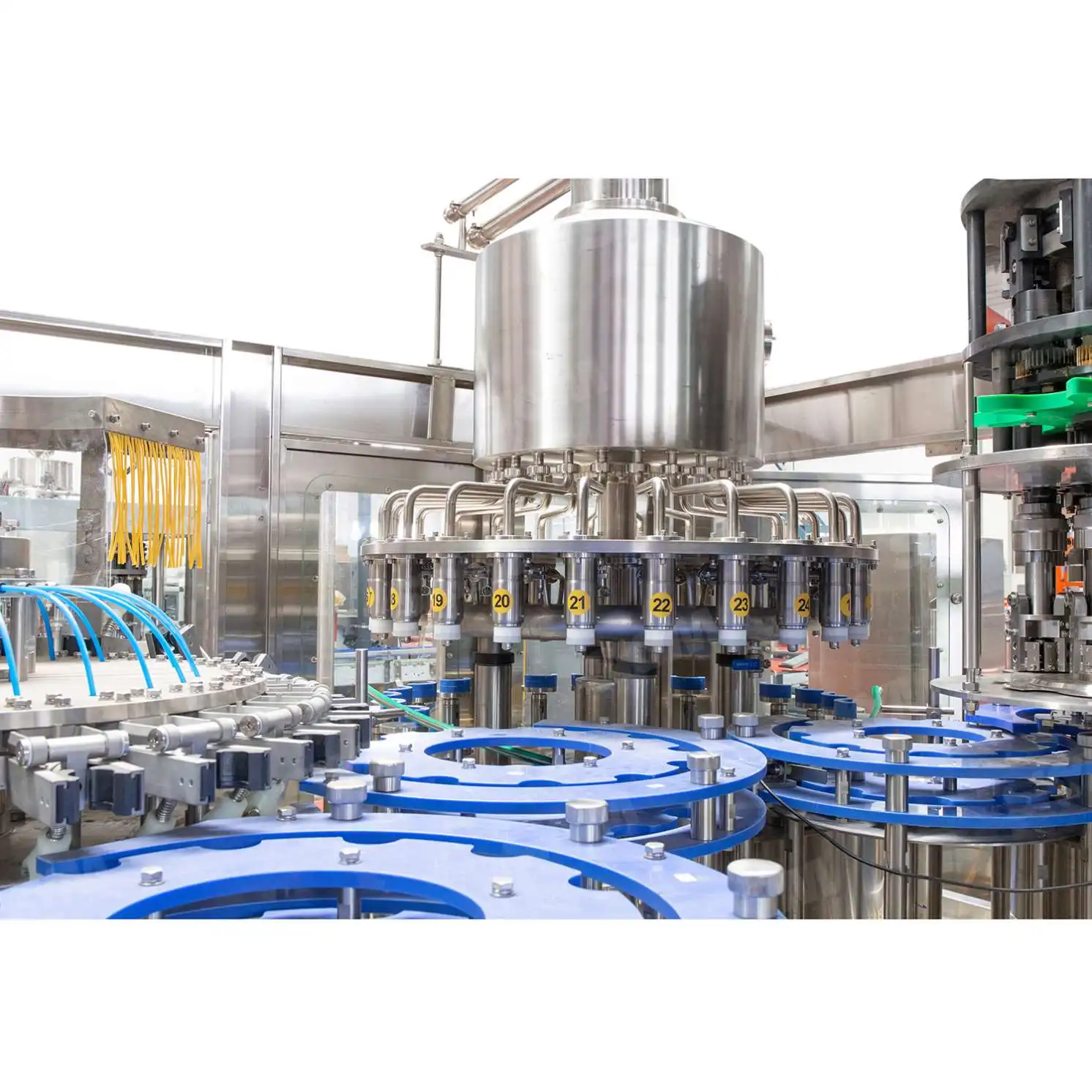 Novel Design High Degree Of Automatic Glass / Pet Bottle Water / Juice Auto Making Machine / Production Line