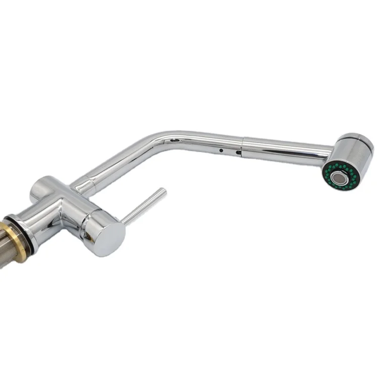 Basin faucet chrome zinc alloy waterfall kitchen water sink mixer faucets taps