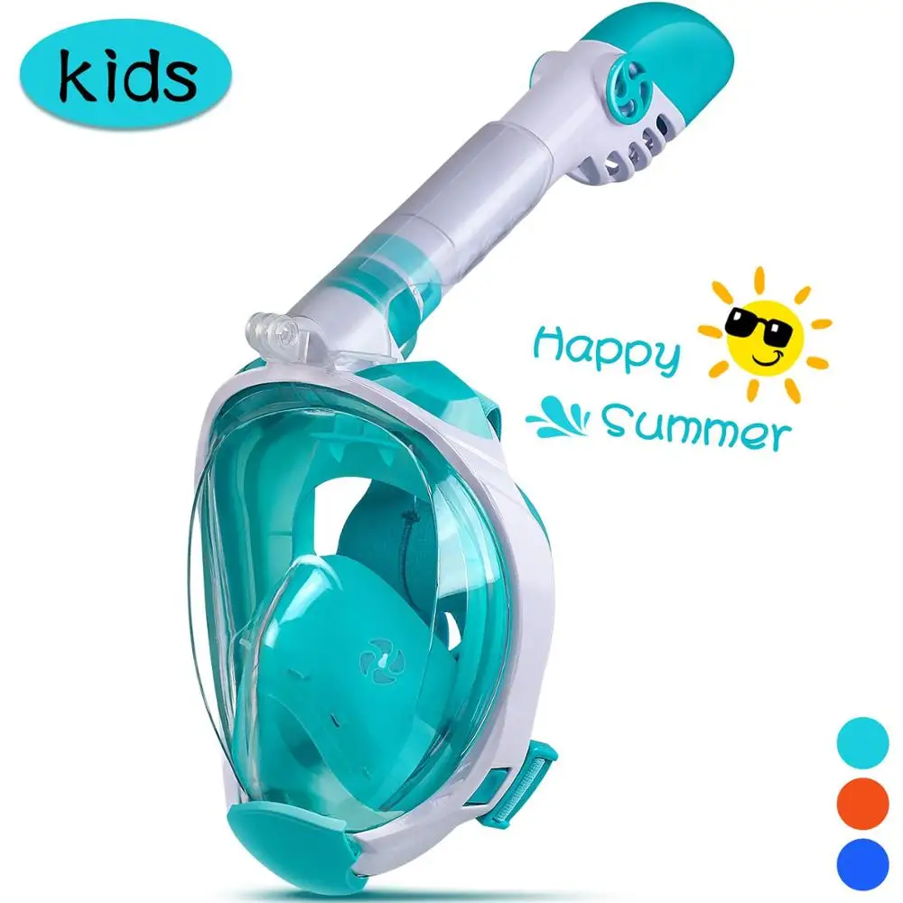 2023 Full Face Hot Sell Diving Mask Snorkel Mask Full Face For Kid